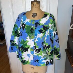 Jones New York Sport Women’s jacket 100% Cotten size 1x-2x